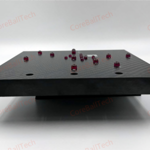 high precision ball plate with ruby balls for industrial CT calibration