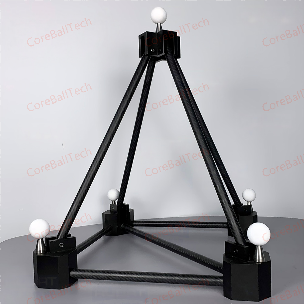 Tripod Ball ceramic calibration frame for 3D scanner accuracy verification